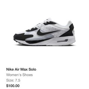 Nike Air Max Solo 7.5 NWT women’s